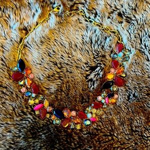 Jcrew short rhinestone necklace- used/worn excellent condition